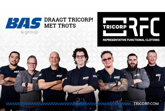 Nieuw werkkleding pakket van Tricorp voor werknemers van BAS Group